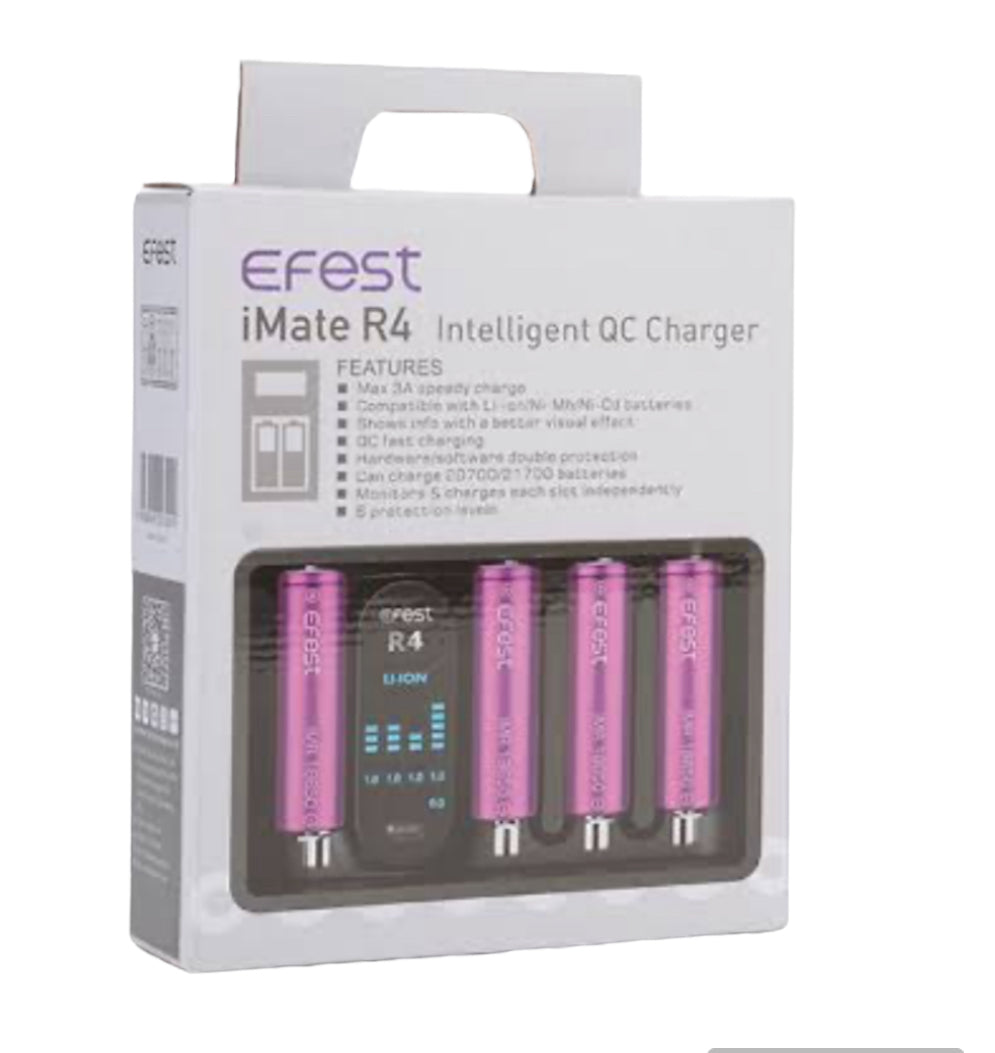 Efest iMate R4 Intelligent QC 4 Bay Battery Charger